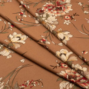 Viscosa claveles cafe con leche