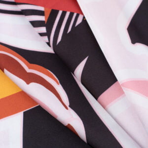 Satén dibujo abstracto